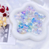 10pcs 22mm Gradient Pointed Leaf Three Petal Holder Antique Style ZZ116