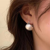 Foxanry Minimalist Silver Earrings for Women Geometric Party Jewelry