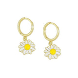 Boho Hoop Earrings Set for Women Retro Piercing Ear Cuffs Stud Dangle Jewelry