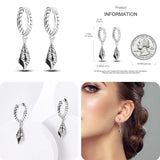 Star Moon Hoop Earrings 925 Silver Wedding Gift