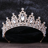 AB Crystal Crown Hair Accessories Tiara For Women Party