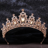 AB Crystal Crown Hair Accessories Tiara For Women Party