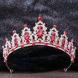 AB Crystal Crown Hair Accessories Tiara For Women Party