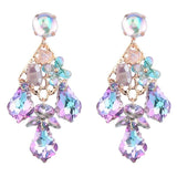 Resin Flower Butterfly Drop Earrings Women's Charm Dangle Earrings