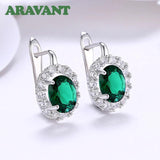 925 Silver Zircon Drop Earring Wedding Jewelry