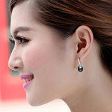 Freshwater Pearl Stud Earrings 925 Sterling Silver Wedding