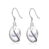 Cage Earrings 925 Sterling Silver Pearl Earrings Girls Birthday Gift