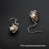 Cage Earrings 925 Sterling Silver Pearl Earrings Girls Birthday Gift