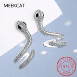 Bohemian Snake Stud Earrings for Women Party Animal Jewelry