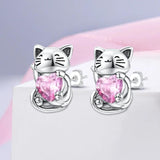 925 Sterling Silver Unicorn Stud Earrings for Little Girl