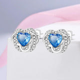 925 Sterling Silver Unicorn Stud Earrings for Little Girl