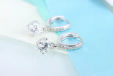 925 Silver Earrings CZ Drop Earrings For Women