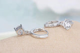 925 Silver Earrings CZ Drop Earrings For Women