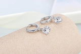 925 Silver Earrings CZ Drop Earrings For Women