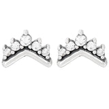 925 Silver Butterfly & Feather Earring Set for Women