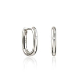 Copper Silver Earring Women Hoop Zirconia Cartilage