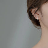 Silver 925 Stud Earrings for Women Minimalist Style