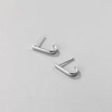Silver 925 Stud Earrings for Women Minimalist Style