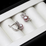 925 Silver Clip-On Freshwater Pearl Earrings for Women