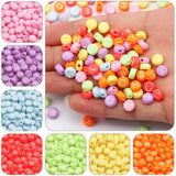 100pcs 4x7mm Candy Colored Alphabet Beads for DIY Jewelry Making