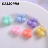 Fruit Shape Acrylic Beads for DIY Necklace Bracelet, 6 Colors, 50-300Pcs/Pack