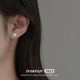 Sterling Silver Flower Rose Multilayer Petal Earrings