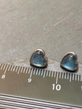 Aquamarine 925 Sterling Silver Stud Earrings For Women Jewelry Gift