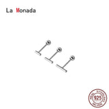 925 Sterling Stick Minimalist Woman Earring