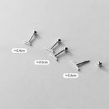 925 Sterling Stick Minimalist Woman Earring