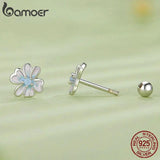 925 Silver Butterfly Stud Earrings for Girl Wedding Jewelry