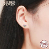 925 Silver Watermelon Fruits Stud Earrings Sterling Silver Jewelry
