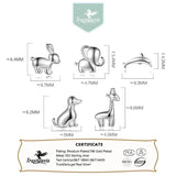 925 Sterling Silver Rabbit Elephant Screw Stud Earrings for Kids DS4069