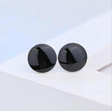 925 Sterling Silver Men Stud Earrings Anti-Allergic