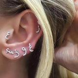Arabic Love Letter Earrings for Women