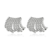 Silver Claws Stud Earrings for Women Daily Wear