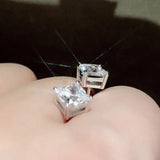 Lab Diamond Stud Earrings 925 Sterling Silver Bridal Party Gift