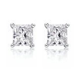 Lab Diamond Stud Earrings 925 Sterling Silver Bridal Party Gift