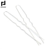 50pcs 70X1.2mm Raw Brass Hair Sticks U shape Hair Pins Blank Base Setting