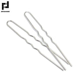 50pcs 70X1.2mm Raw Brass Hair Sticks U shape Hair Pins Blank Base Setting