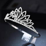 Bridal Princess Tiara Wedding Hair Jewelry Rhinestone Crown Headband