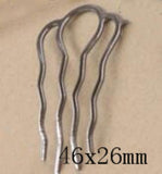 5pcs 46x26/87x49mm 4Teeth Comb Hair Accessories Barrette DIY Jewelry Findings