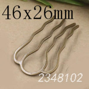 Retro 4 Teeth Comb Hair Accessories Silver Hairpin Hair Wear Vintage Barrette