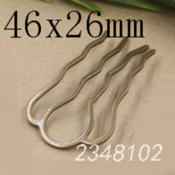 Retro 4 Teeth Comb Hair Accessories Silver Hairpin Hair Wear Vintage Barrette