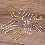 Retro 4 Teeth Comb Hair Accessories Silver Hairpin Hair Wear Vintage Barrette