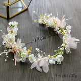Flower Crown Wedding Hair Accessories Seaside Resort Headbands Bridesmaid Bride
