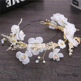 Flower Crown Wedding Hair Accessories Seaside Resort Headbands Bridesmaid Bride