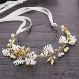 Flower Crown Wedding Hair Accessories Seaside Resort Headbands Bridesmaid Bride