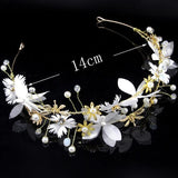 Flower Crown Wedding Hair Accessories Seaside Resort Headbands Bridesmaid Bride