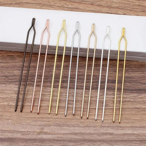 5pcs Retro Y Shape Hairpin Hair Wear Jewelry Findings