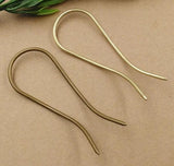 Vintage Bronze Hairpins Barrettes Retro Hair Accessories